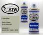 Preview: Chevrolet, Satin Steel Gray Metallic, WA464C / WA501B / G9K / GF6: 400ml Sprühdose + 400ml Klarlack - Set, von ATW Autoteile West.